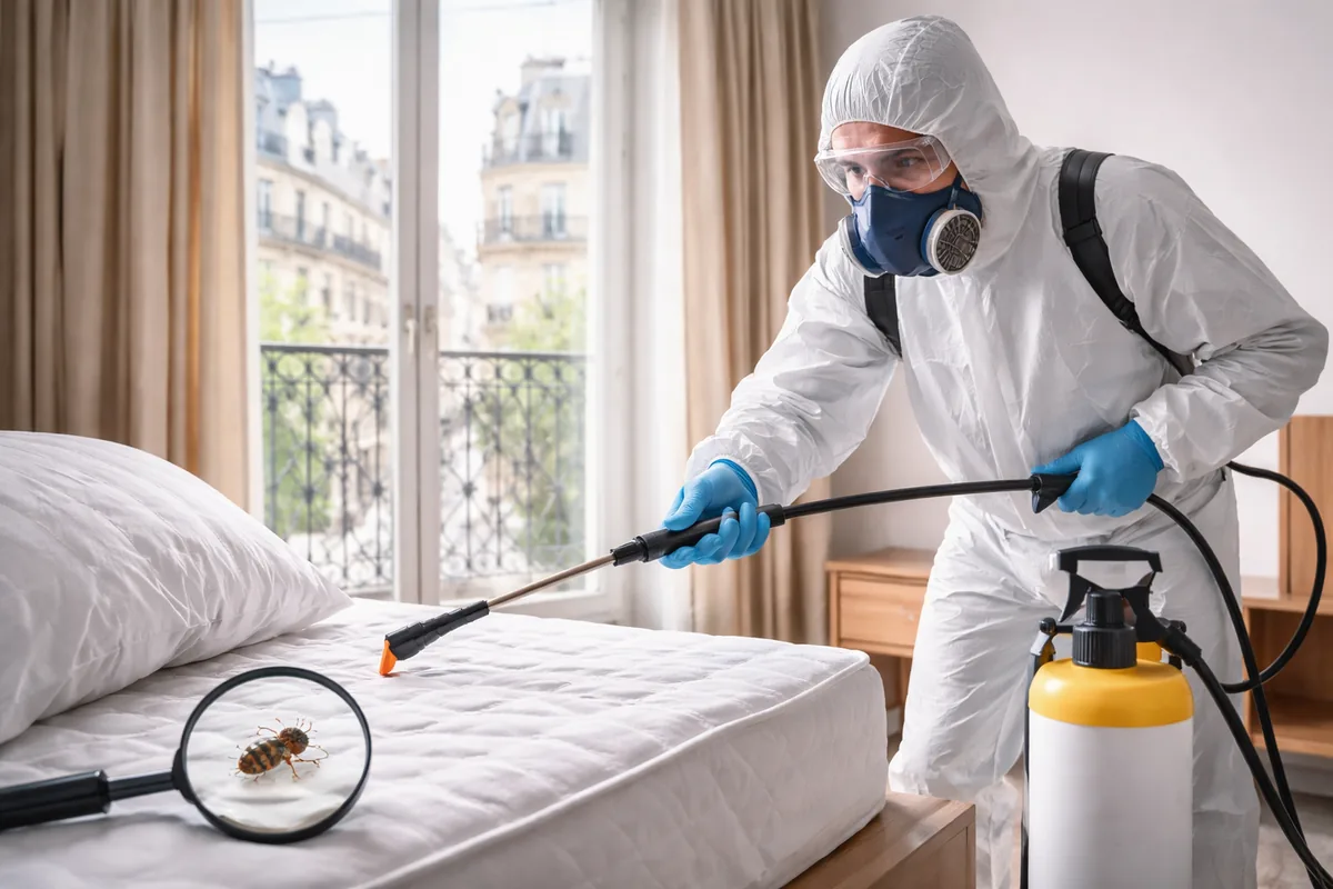 Comment faire désinfecter efficacement des punaises de lit à Paris