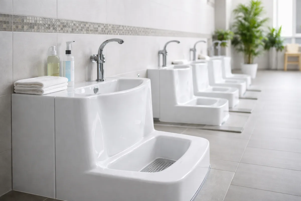 Où acheter des lavabos d'ablutions en céramique antibactérienne ?