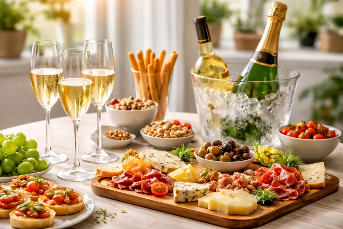 Comment bien recevoir avec du vin et du champagne pour un apéritif convivial