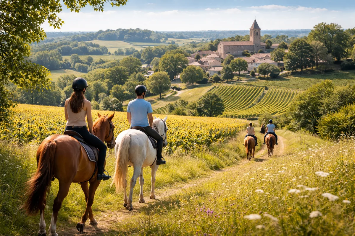 Où faire du tourisme équestre en Charente avec des centres équestres et poney-clubs