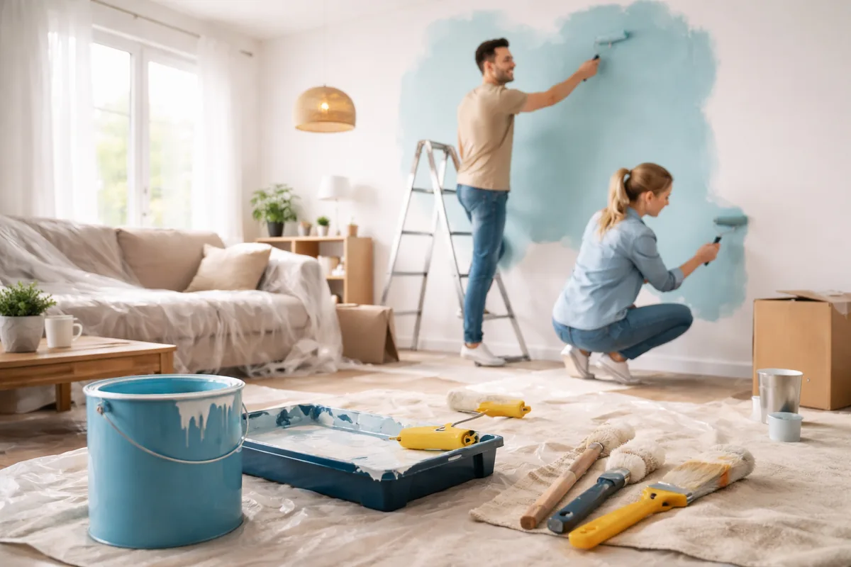 Comment réaliser des travaux de peinture intérieure pour transformer votre maison